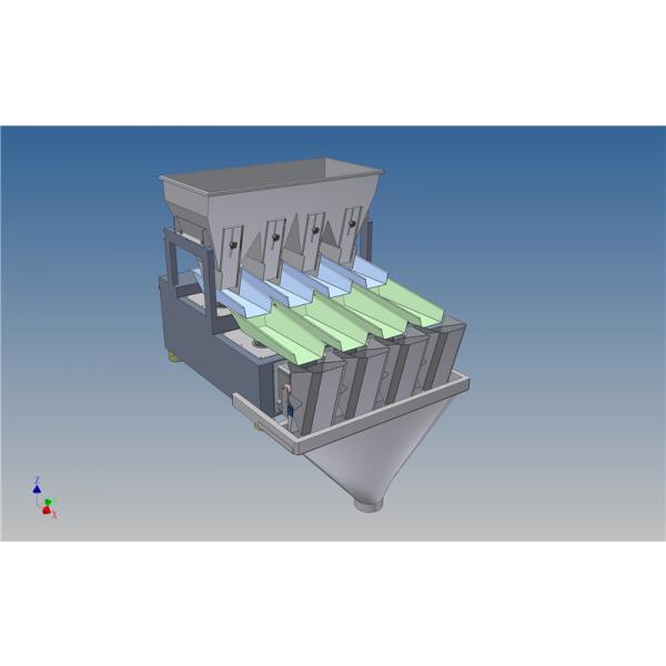 双层振盘四斗秤总装图